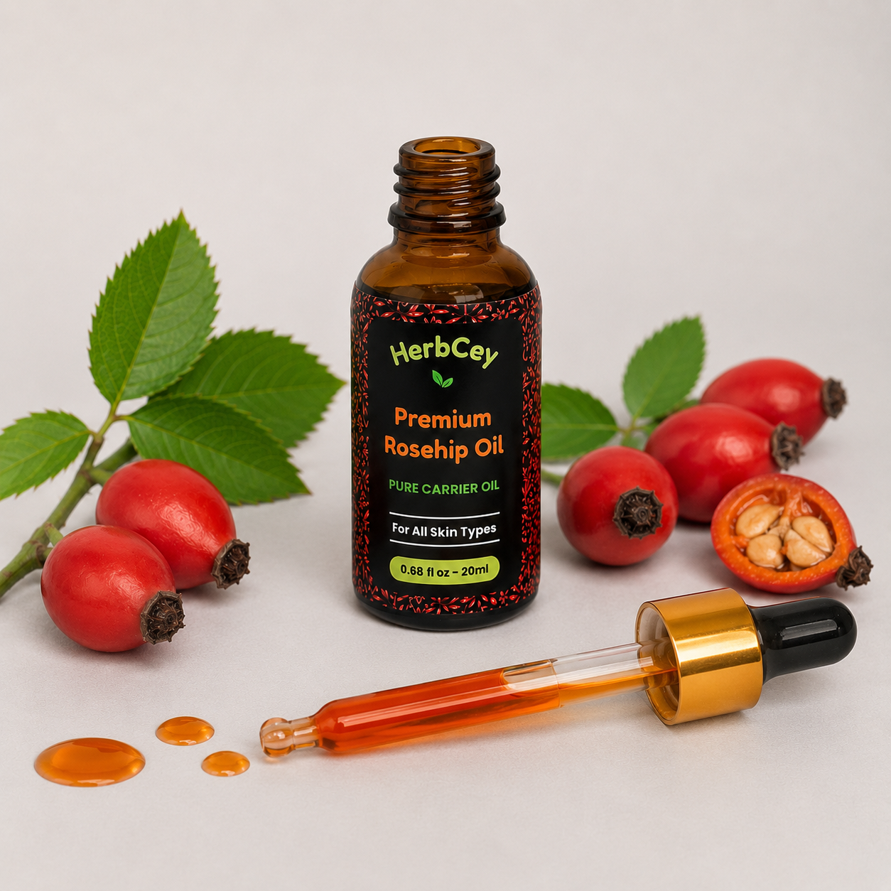 HerbCey Premium Rosehip Oil