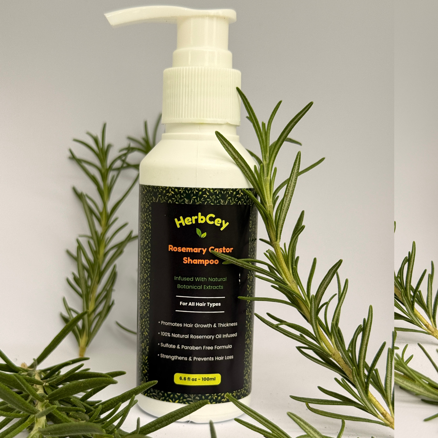 HerbCey Rosemary Castor Shampoo