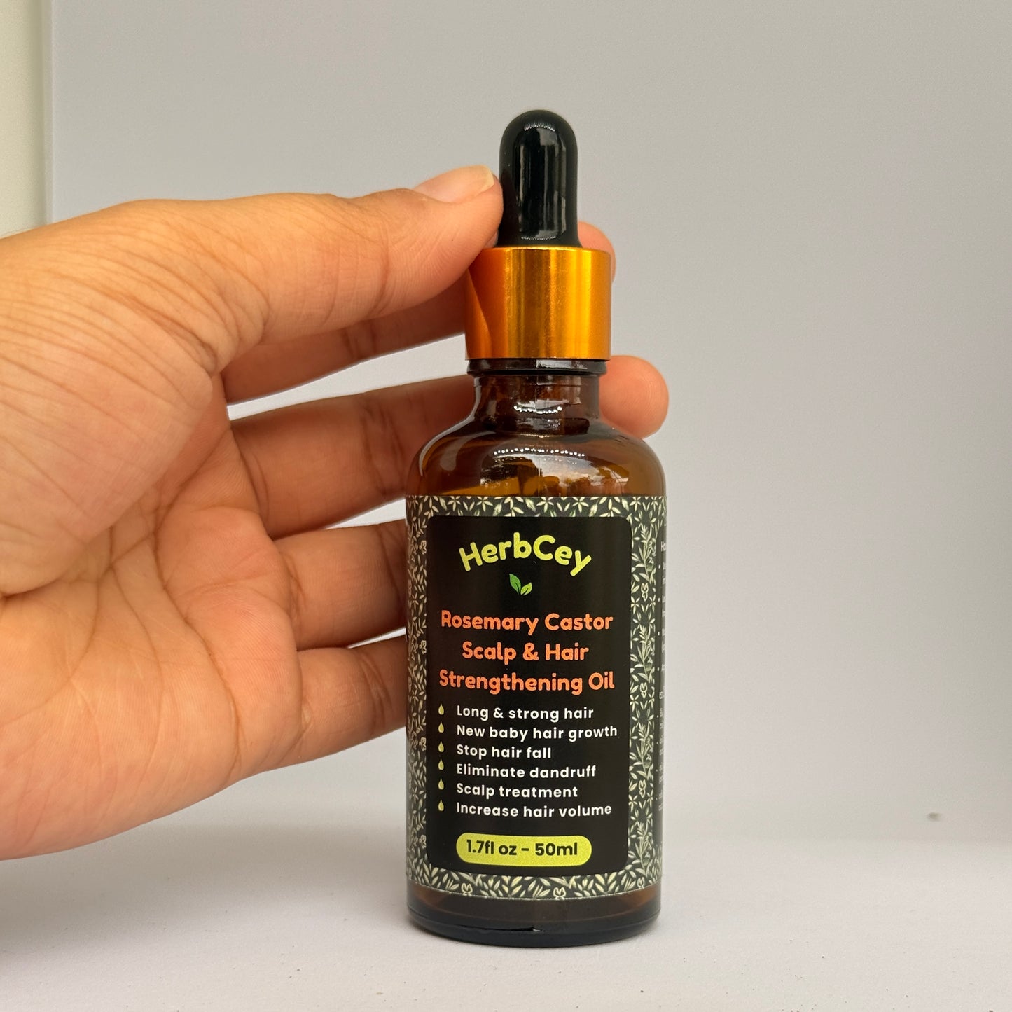 HerbCey Rosemary Castor Oil